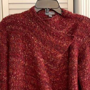 Marbled Wrap Sweater
